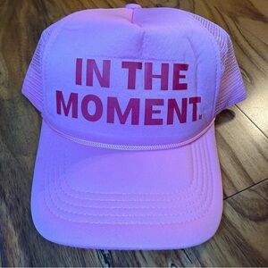 Cute Pink Trucker Hat - In The Moment